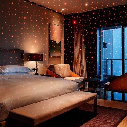 LEDCARE USB Star Projector Night Light, (Black)