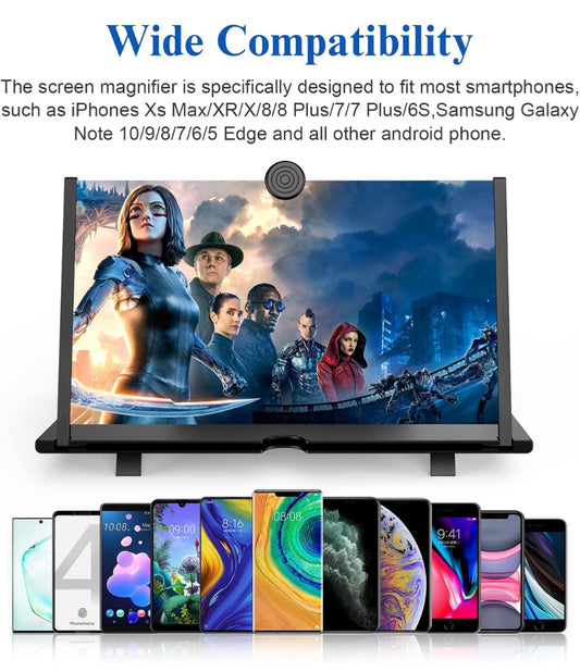 XANK 12" 3D HD Mobile Screen Expander
